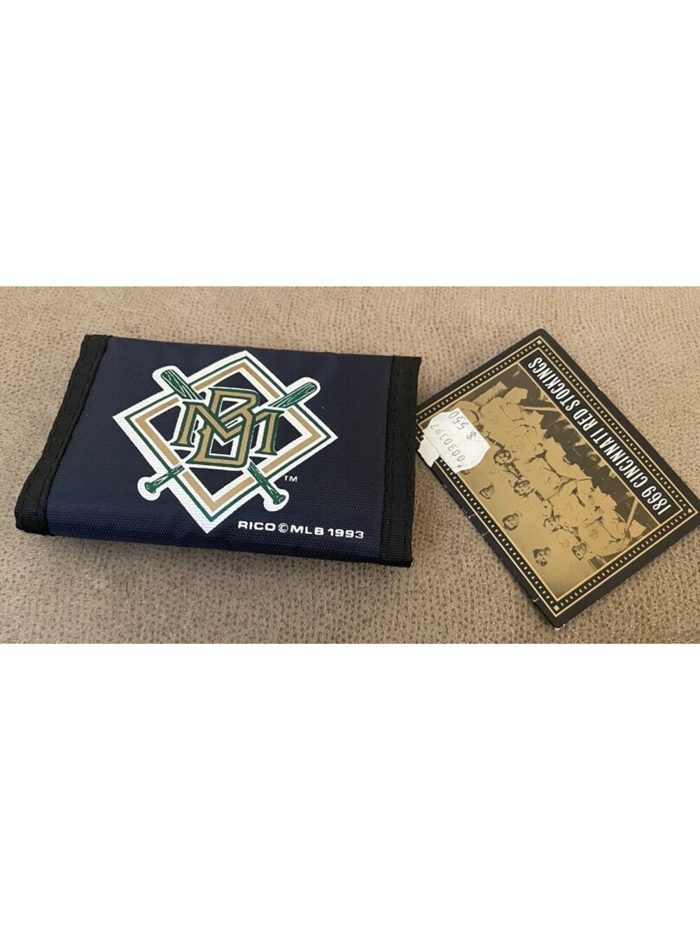 Vintage 1993 MLB Milwaukee Brewers Wallet NWT